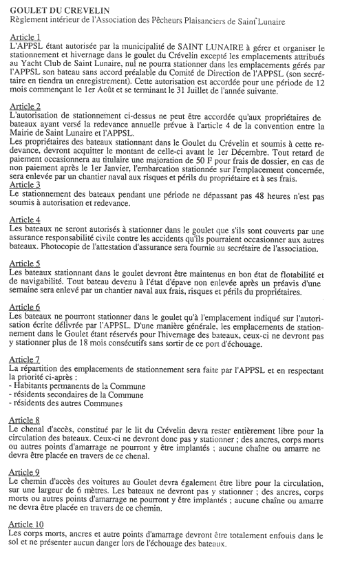 reglement